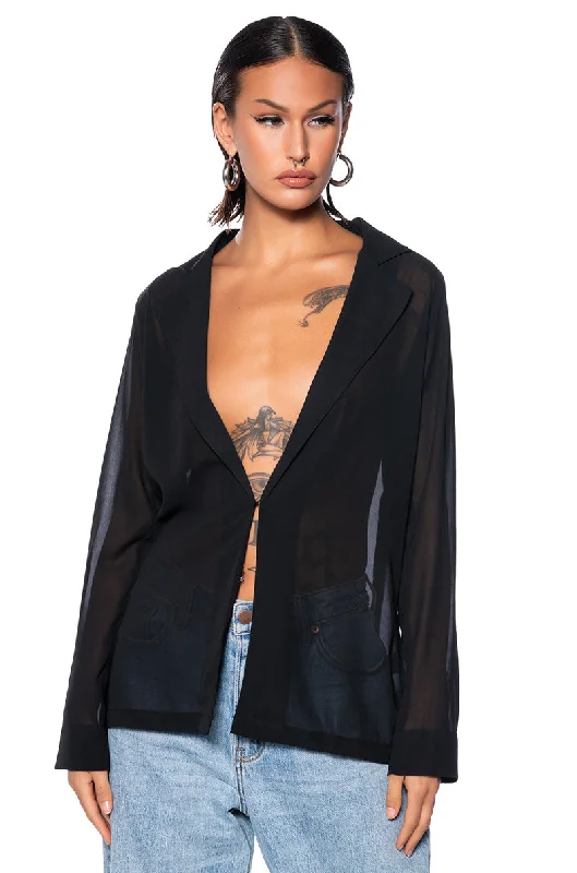 Rain Jacket-GG EASY MESH COVER UP JACKET