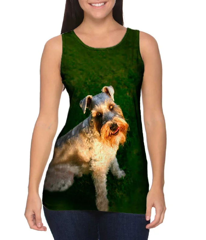 Gym Wear Tank-Photo Loving Schnauzer