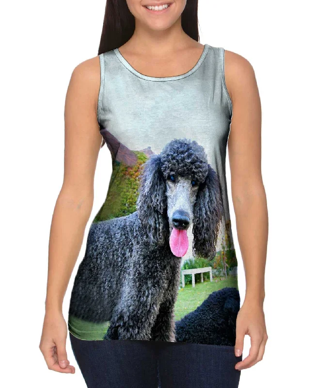 Comfortable Muscle Tank-Poodle And Friend