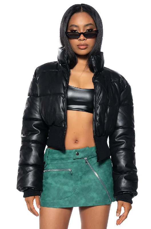 Sporty Jacket-SLIM FIT PUFFER JACKET