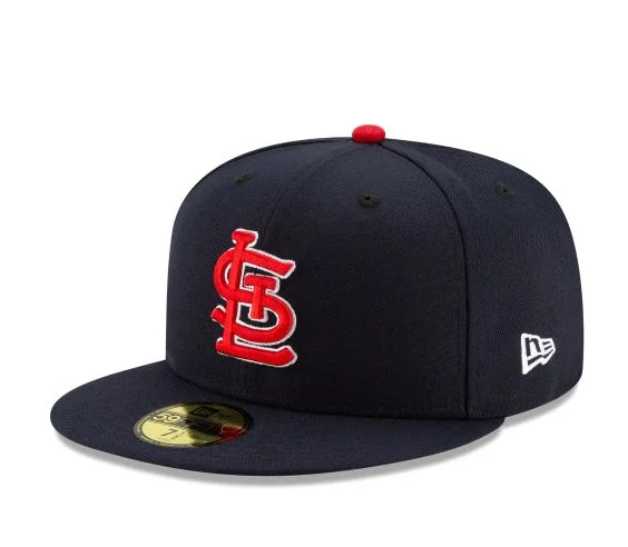 Designer Sun Hat-ST. LOUIS CARDINALS ALTERNATE COLLECTION 59FIFTY FITTED-ON-FIELD COLLECTION-BLUE