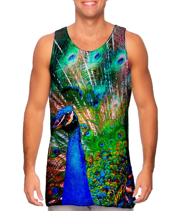 Gym Performance Tank-Rio Peacock