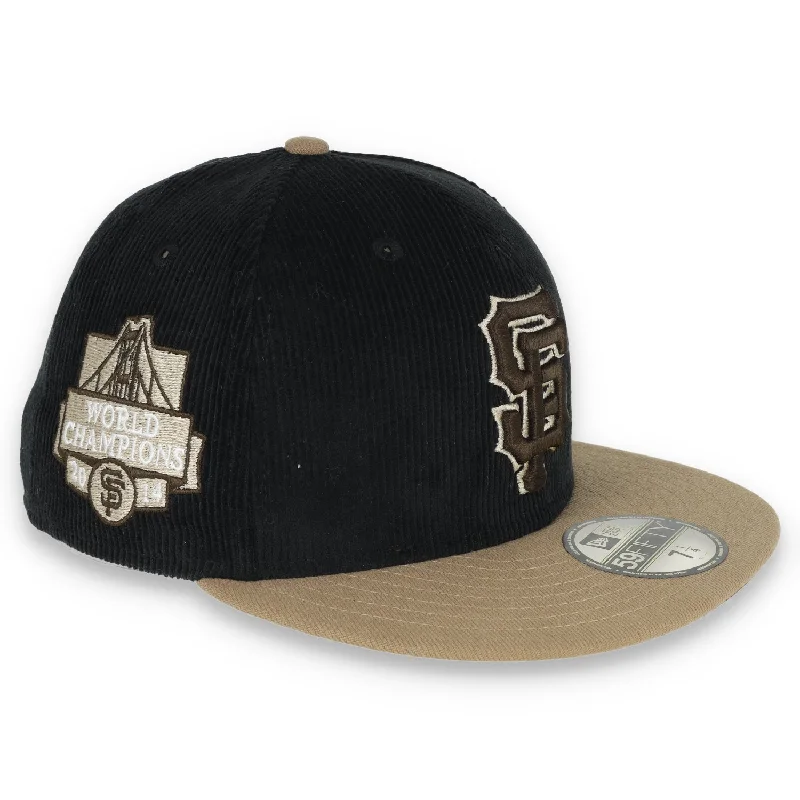 Military Hat-New Era San Francisco Giants 2014 World Series Side Patch 59FIFTY Fitted Hat-Khaki