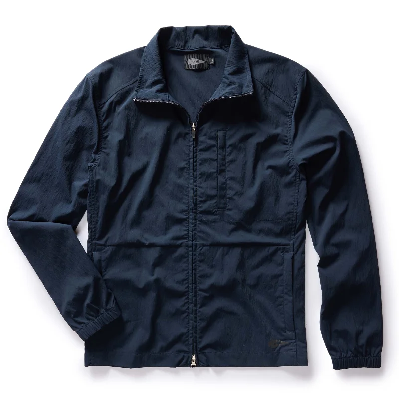 Trendy Jacket-The Deploy Packable Shell in Dark Navy