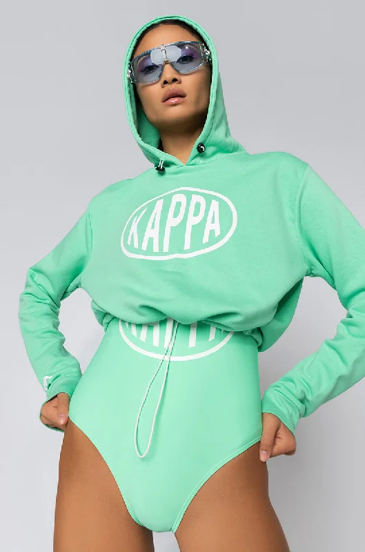 Comfortable Zip Hoodie-KAPPA WOMENS POP ELANTA HOODIE