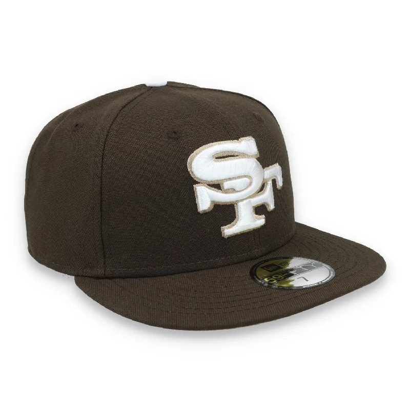 Adventure Hat-New Era San Francisco 49ers Element 59Fifty Fitted Hat- Walnut/Camel