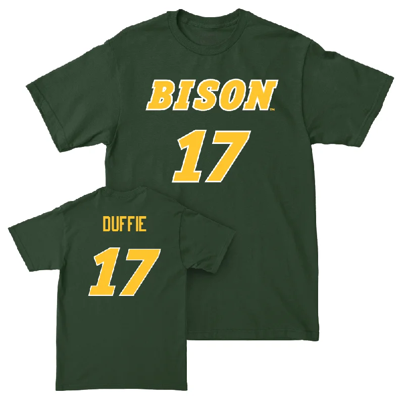 Skater T-shirt-Green Football Player Tee - Jailen Duffie