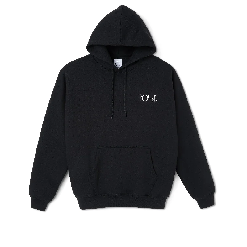 Casual Hoodie Sweatshirt-Polar Skate Co. 3 Tone Fill Logo Hoodie - Black